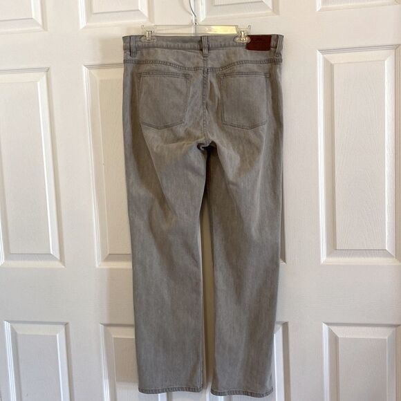 Ralph Lauren Straight Legs High Waist Gray Jeans - Picture 6 of 6